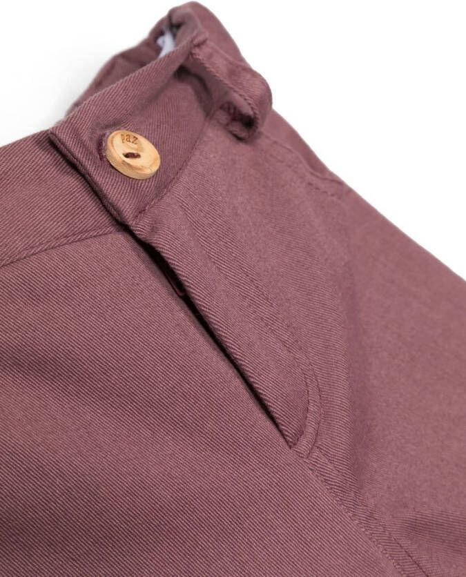 Paz Rodriguez Slim-fit chino Paars