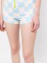 P.E Nation Geruite shorts Blauw - Thumbnail 5