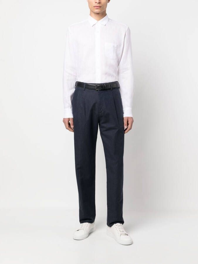 PENINSULA SWIMWEAR Button-down overhemd Wit