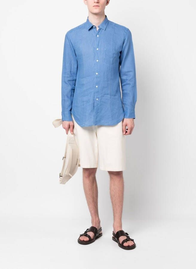 PENINSULA SWIMWEAR Button-up overhemd Blauw