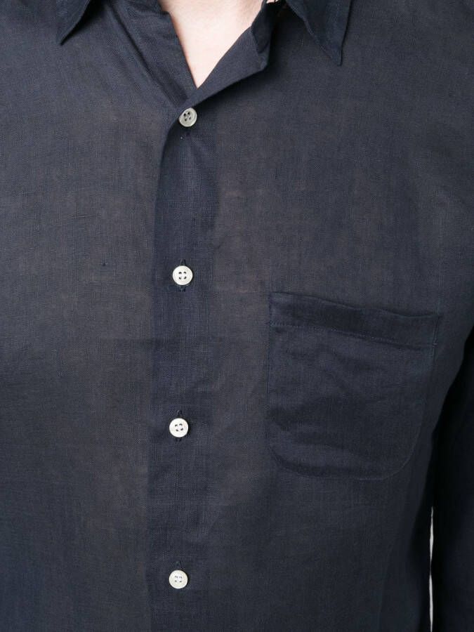 PENINSULA SWIMWEAR Button-up overhemd Blauw