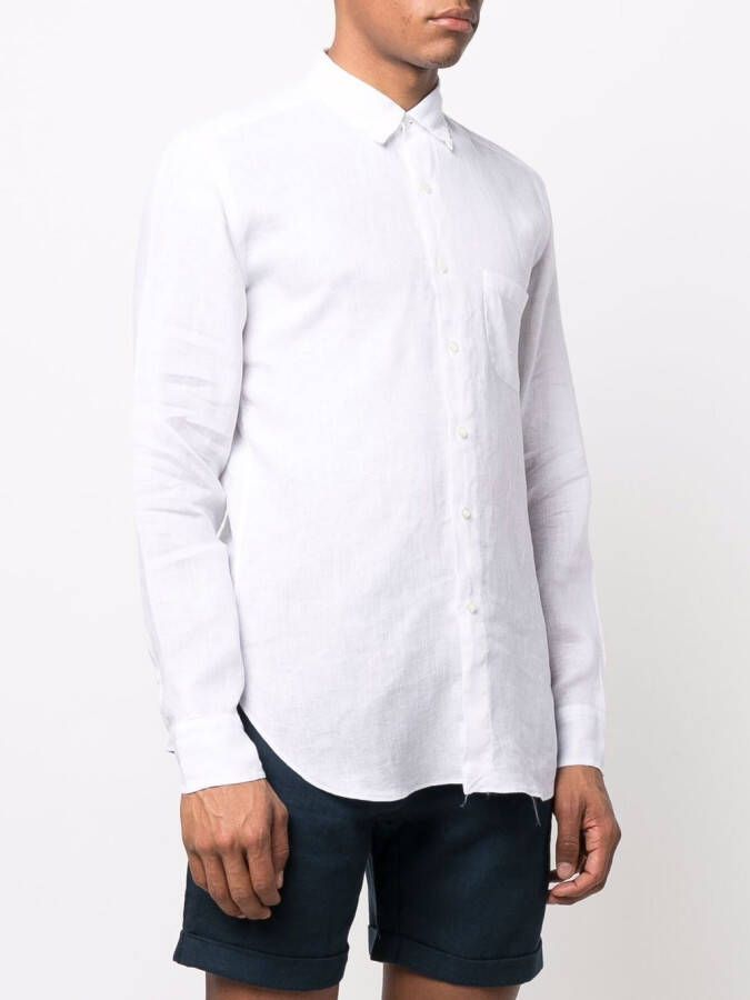 PENINSULA SWIMWEAR Button-up overhemd Wit