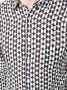 PENINSULA SWIMWEAR Overhemd met geometrische print Zwart - Thumbnail 5