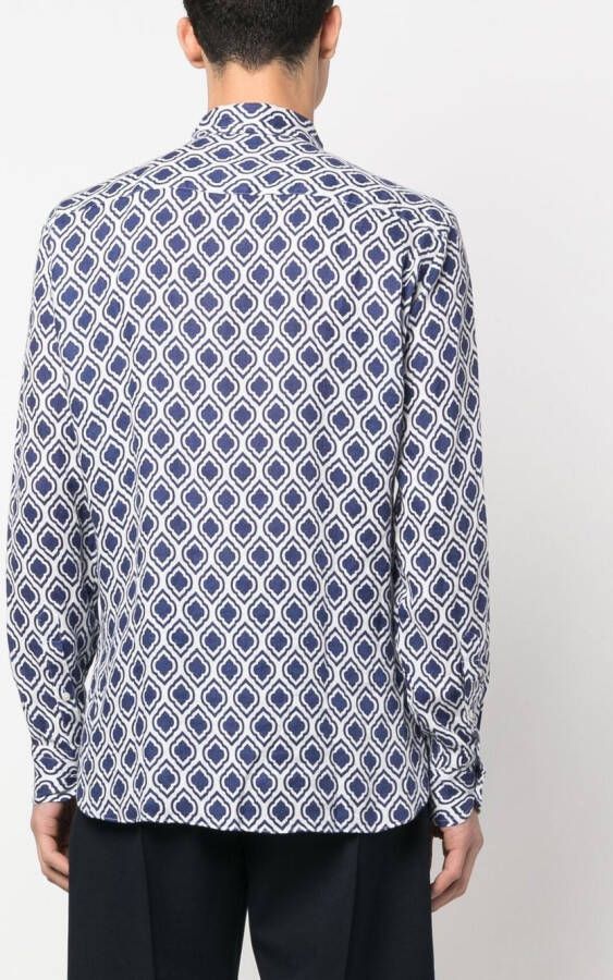 PENINSULA SWIMWEAR Overhemd met print Blauw