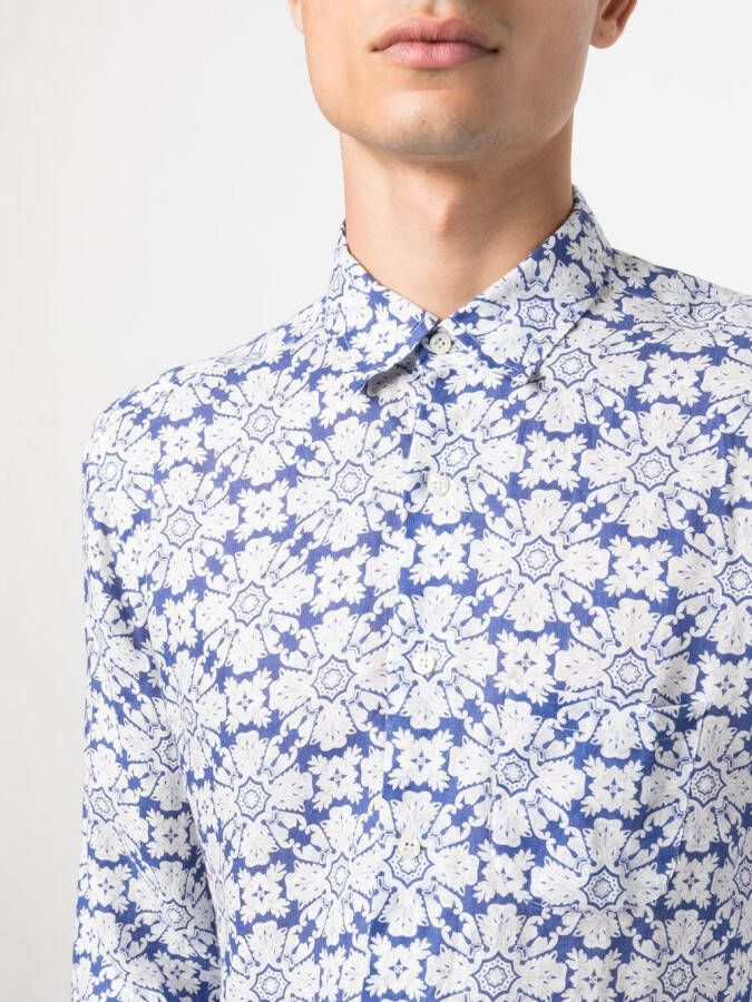 PENINSULA SWIMWEAR Overhemd met print Blauw
