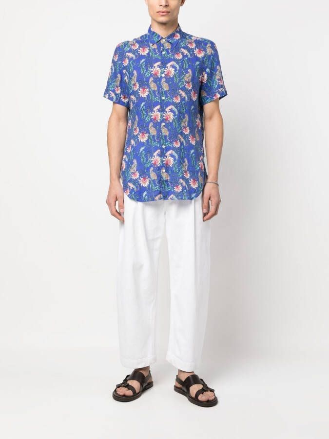 PENINSULA SWIMWEAR Overhemd met print Blauw