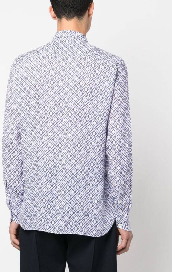 PENINSULA SWIMWEAR Overhemd met print Wit
