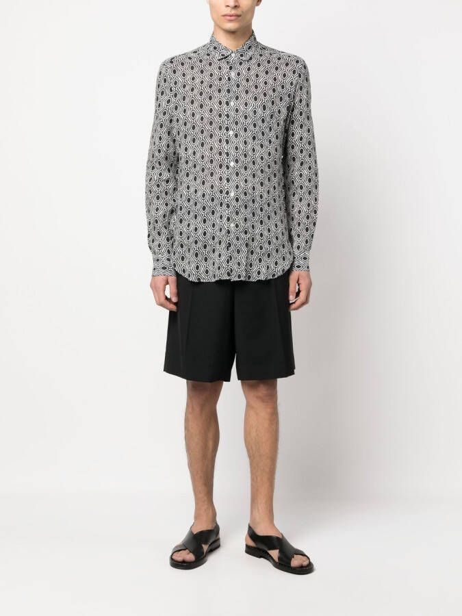 PENINSULA SWIMWEAR Overhemd met print Wit