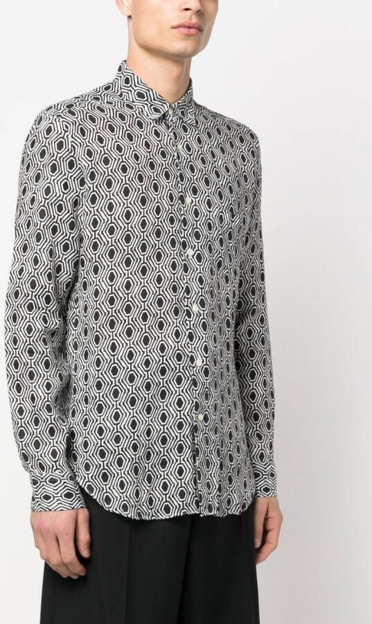 PENINSULA SWIMWEAR Overhemd met print Wit