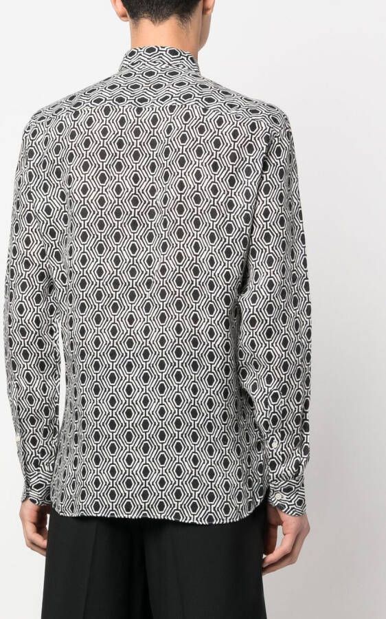 PENINSULA SWIMWEAR Overhemd met print Wit