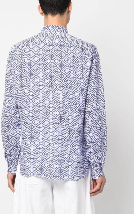 PENINSULA SWIMWEAR Overhemd met print Wit