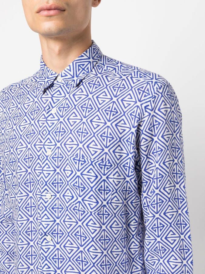 PENINSULA SWIMWEAR Overhemd met print Wit