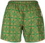 PENINSULA SWIMWEAR Zwembroek met geometrische print Groen - Thumbnail 2