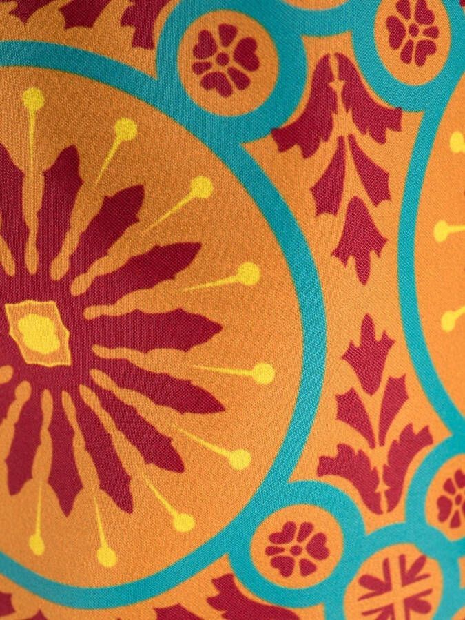 PENINSULA SWIMWEAR Zwembroek met geometrische print Oranje