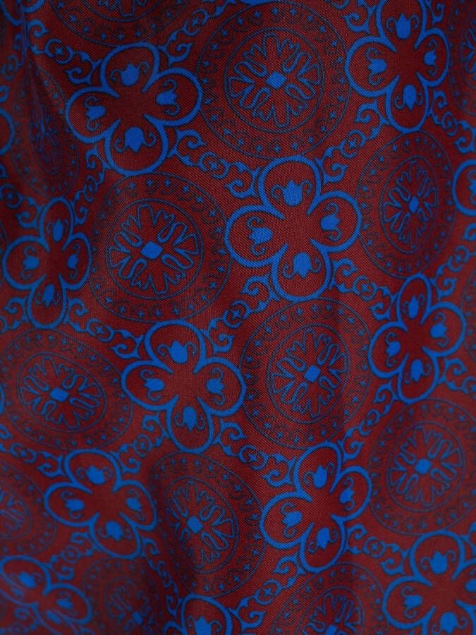 PENINSULA SWIMWEAR Zwembroek met geometrische print Rood