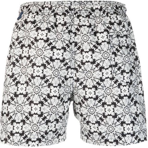 PENINSULA SWIMWEAR Zwembroek met geometrische print Zwart