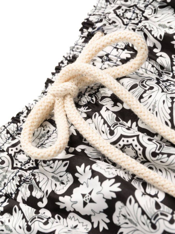 PENINSULA SWIMWEAR Zwembroek met geometrische print Zwart