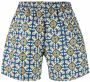 PENINSULA SWIMWEAR Zwembroek met trekkoordtaille Blauw - Thumbnail 2