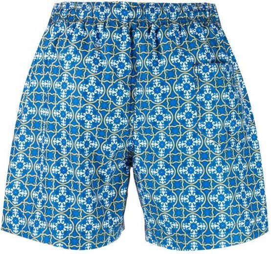 PENINSULA SWIMWEAR Zwembroek met trekkoordtaille Blauw