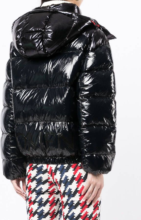 Perfect Moment Glanzend ski-jack Zwart