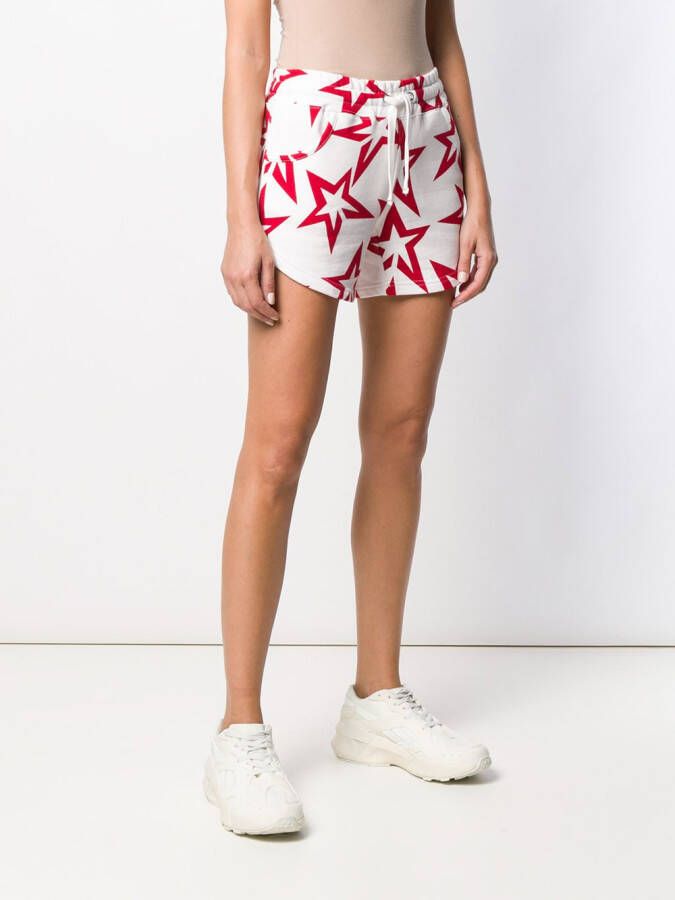 Perfect Moment Shorts met print Wit