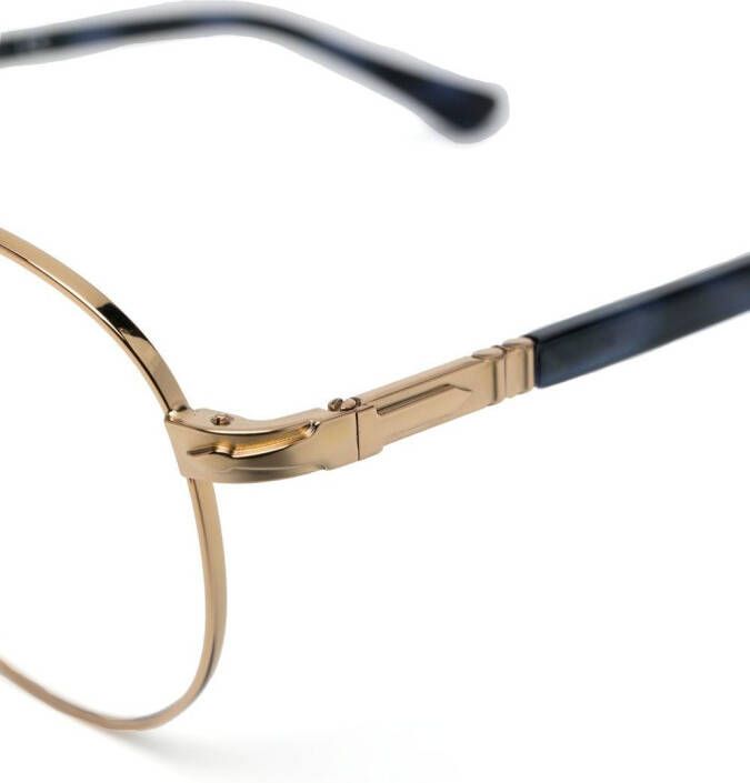 Persol PO2495V bril met rond montuur Blauw