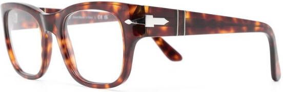 Persol PO3297V bril met vierkant montuur Bruin