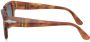Persol Zonnebril met rechthoekig montuur Bruin - Thumbnail 2