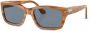 Persol Zonnebril met rechthoekig montuur Bruin - Thumbnail 2
