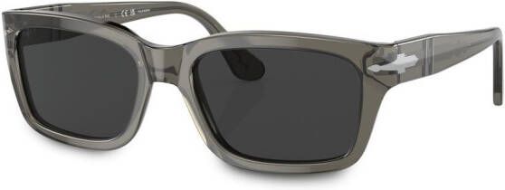 Persol Zonnebril met rechthoekig montuur Grijs