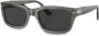 Persol Zonnebril met rechthoekig montuur Grijs - Thumbnail 2