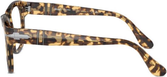Persol Bril met rond montuur Groen