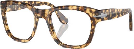 Persol Bril met rond montuur Groen