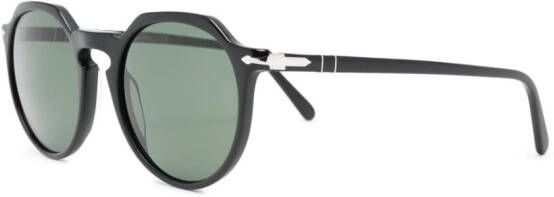 Persol Zonnebril met rond montuur Zwart