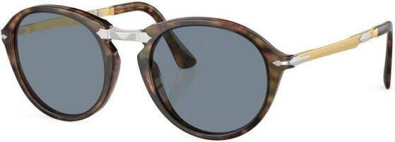 Persol Zonnebril met rond montuur Groen