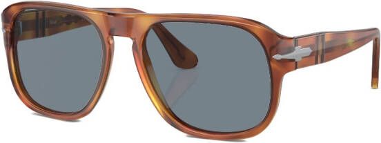 Persol Zonnebril met rond montuur Bruin