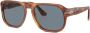 Persol Zonnebril met rond montuur Bruin - Thumbnail 3