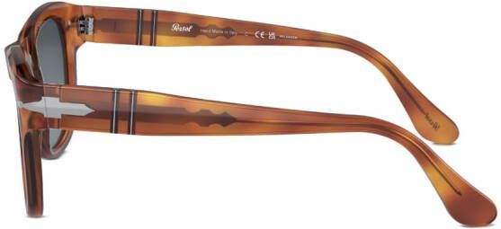 Persol Zonnebril met rond montuur Bruin