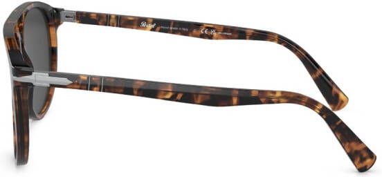 Persol Zonnebril met rond montuur Groen