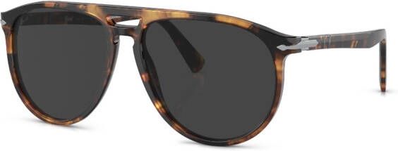 Persol Zonnebril met rond montuur Groen