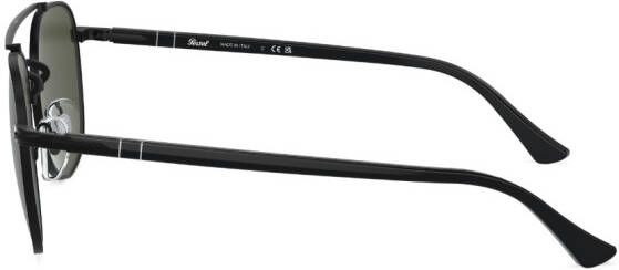 Persol Zonnebril met rond montuur Zwart