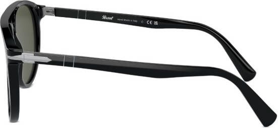 Persol Zonnebril met rond montuur Zwart