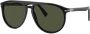 Persol Zonnebril met rond montuur Zwart - Thumbnail 3