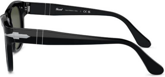 Persol Zonnebril met rond montuur Zwart