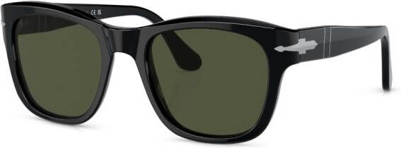 Persol Zonnebril met rond montuur Zwart