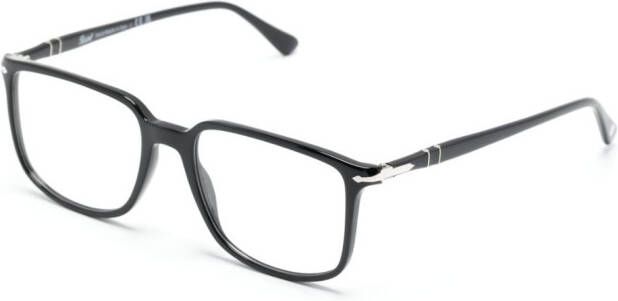 Persol Bril met vierkant montuur Zwart