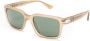 Persol Zonnebril met vierkant montuur Beige - Thumbnail 2