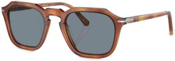 Persol Zonnebril met vierkant montuur Bruin