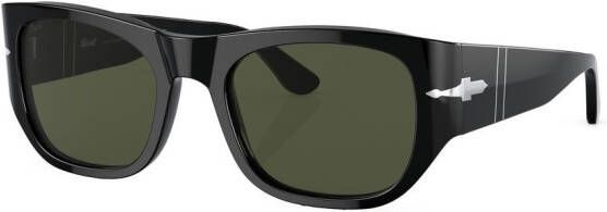 Persol Zonnebril met vierkant montuur Zwart
