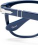 Persol Bril met vierkant montuur Blauw - Thumbnail 3